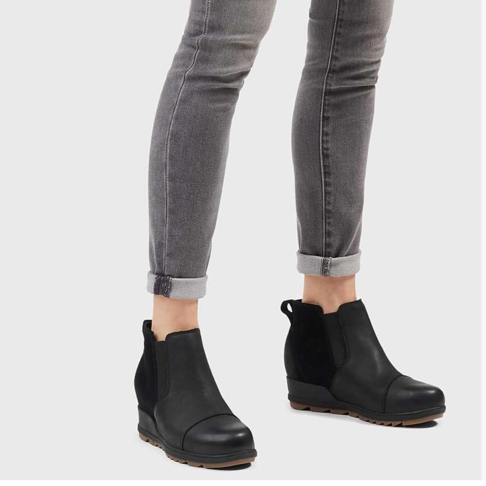 Sorel Black Ankle Boots